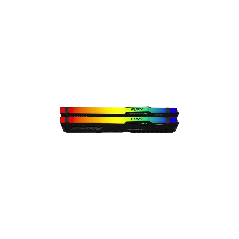 Оперативная память 32 Gb 6400 MHz Kingston FURY Beast RGB Black (KF564C32BBEAK2-32)