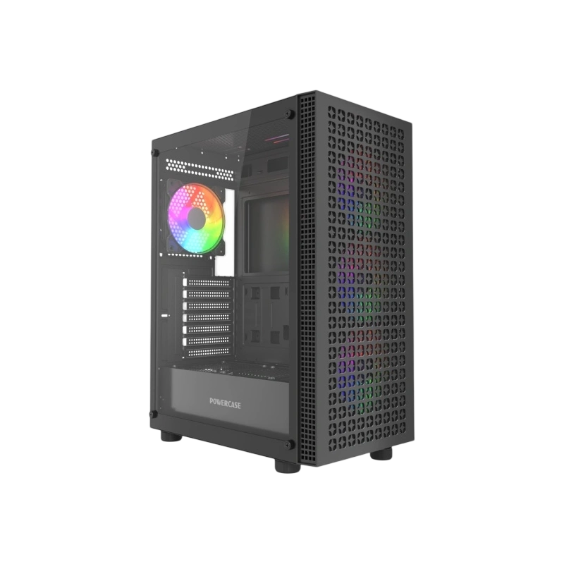 Компьютерный корпус Powercase Mistral EA18 TG ARGB Black (CMAEA18-A4)