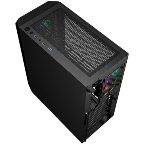 Компьютерный корпус Powercase Mistral C4B TG Black (CMICB-L4)