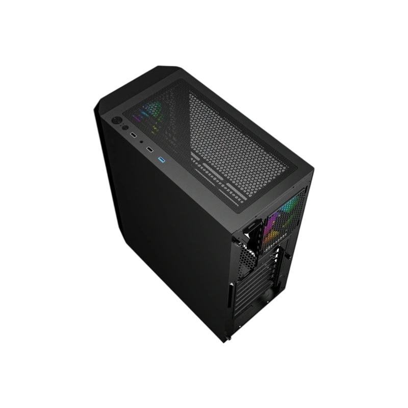 Компьютерный корпус Powercase Mistral C4B TG Black (CMICB-L4)