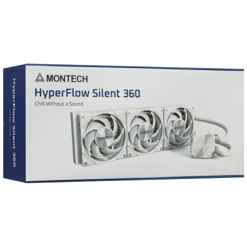 Система жидкостного охлаждения для процессора Montech HYPERFLOW SILENT 360 (W) White
