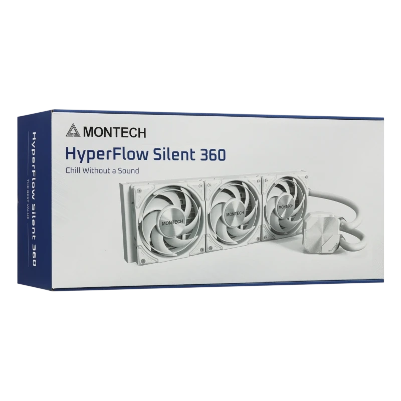Система жидкостного охлаждения для процессора Montech HYPERFLOW SILENT 360 (W) White