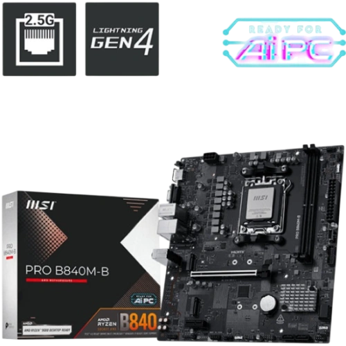 Материнская плата MSI PRO B840M-B