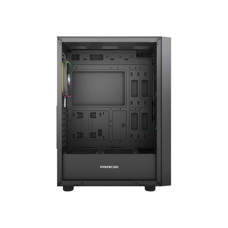 Компьютерный корпус Powercase ByteFlow V2 TG ARGB Black (CBFB-A4-V2)