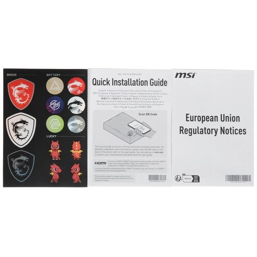 Материнская плата MSI MAG X870 TOMAHAWK WIFI 2 x кабель SATA, документация, комплект наклеек, крепеж для разъема M.2, флешка с ПО