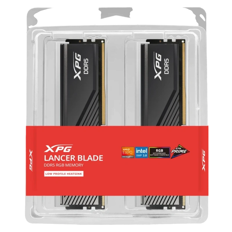 Оперативная память 32 Gb 6000 MHz ADATA XPG LANCER Blade RGB Black RGB (AX5U6000C3416G-DTLABRBK)