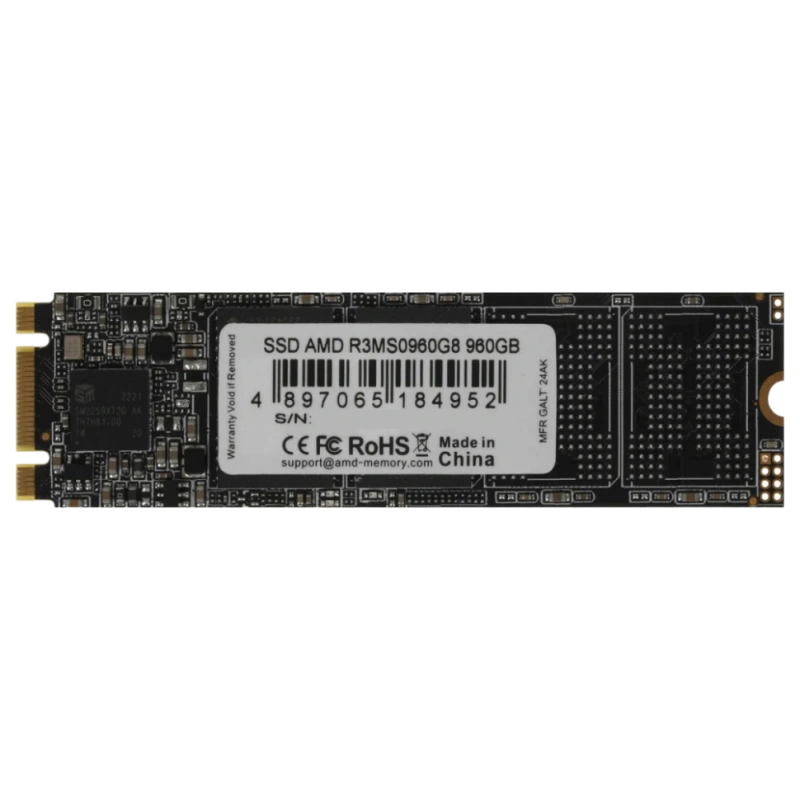 Твердотельный накопитель AMD 960 Gb Radeon R3 Series (R3MS0960G8) BOX