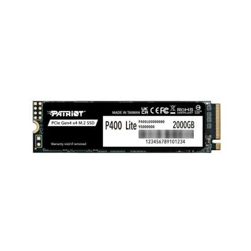 Твердотельный накопитель Patriot 2000 Gb P400 Lite (P400LP2KGM28H)