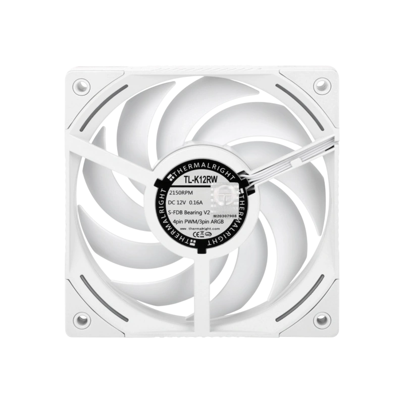Вентилятор для корпуса Thermalright TL-K12RW Reverse ARGB White (TRTLK12RW)
