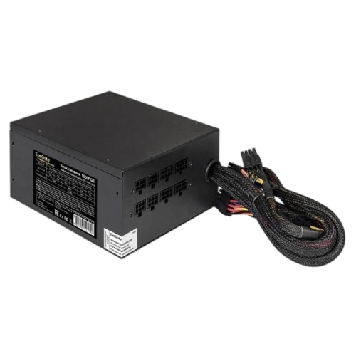 Блок питания ExeGate 1000W Gaming Standard 1000PGS (EX285976RUS) документация, кабельные стяжки, комплект кабелей