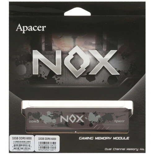 Оперативная память 32 Gb 6000 MHz Apacer NOX OC (AH5U32G60C622MBAA-2)