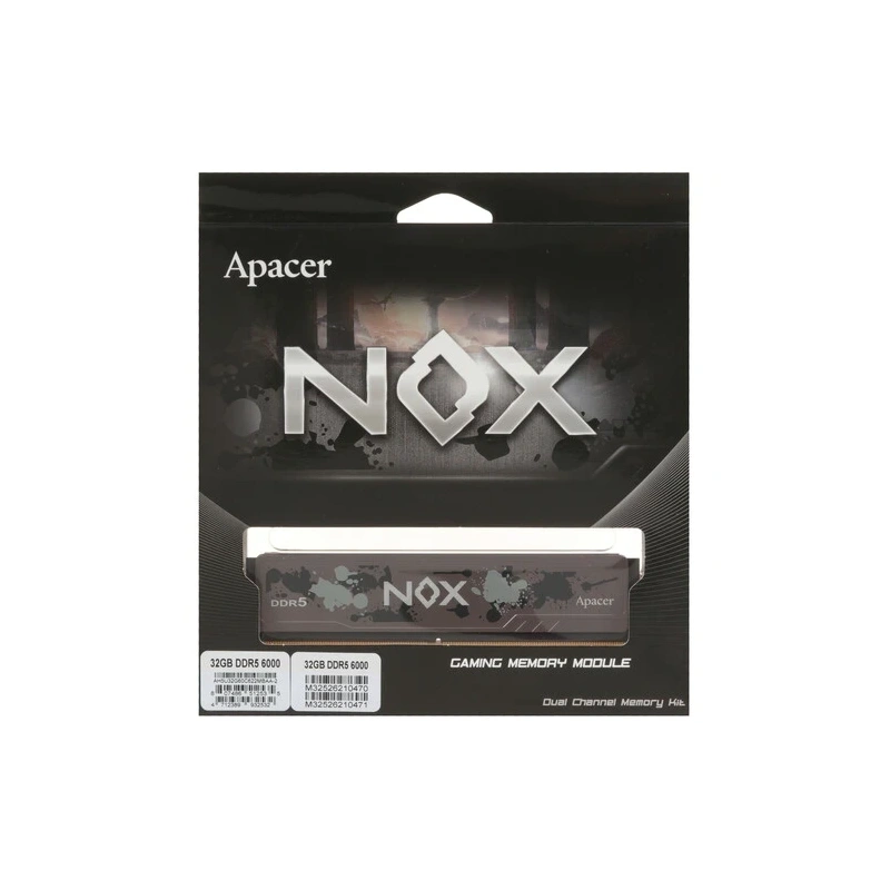 Оперативная память 32 Gb 6000 MHz Apacer NOX OC (AH5U32G60C622MBAA-2)