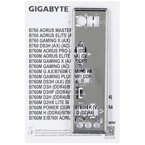 Материнская плата Gigabyte B760M D3HP документация