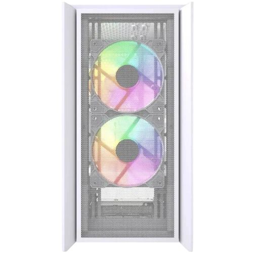 Компьютерный корпус Powercase ALISIO Micro Z3W ARGB V2 ARGB White (CAMZW-A3-V2)