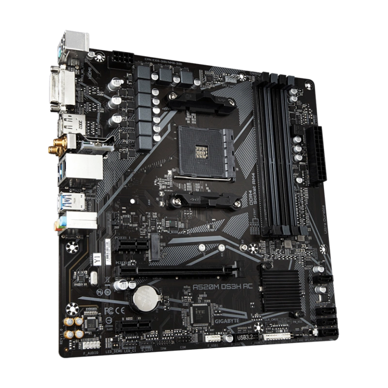 Материнская плата Gigabyte A520M DS3H AC