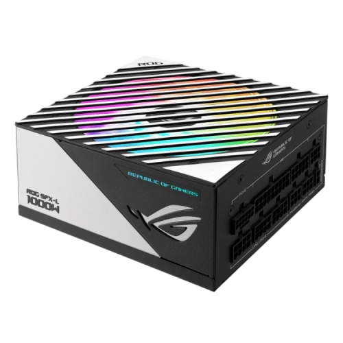 Блок питания ASUS 1000W ROG-LOKI-1000P-SFX-LGAMING (90YE00N1-B0NA00) адаптер SFX-ATX, документация, кабель синхронизации RGB-подсветки, комплект кабелей