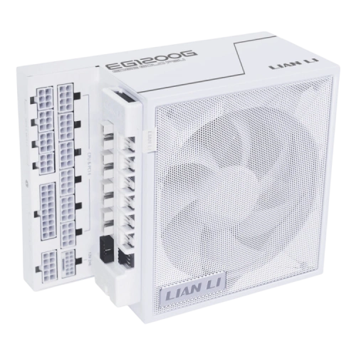 Блок питания Lian Li 1200W EG1200G White (G9P.EG1200G.WH00.RU) 16 Pin (PCIe 5.0 Connector Cable Details) EDGE хаб, документация, комплект кабелей