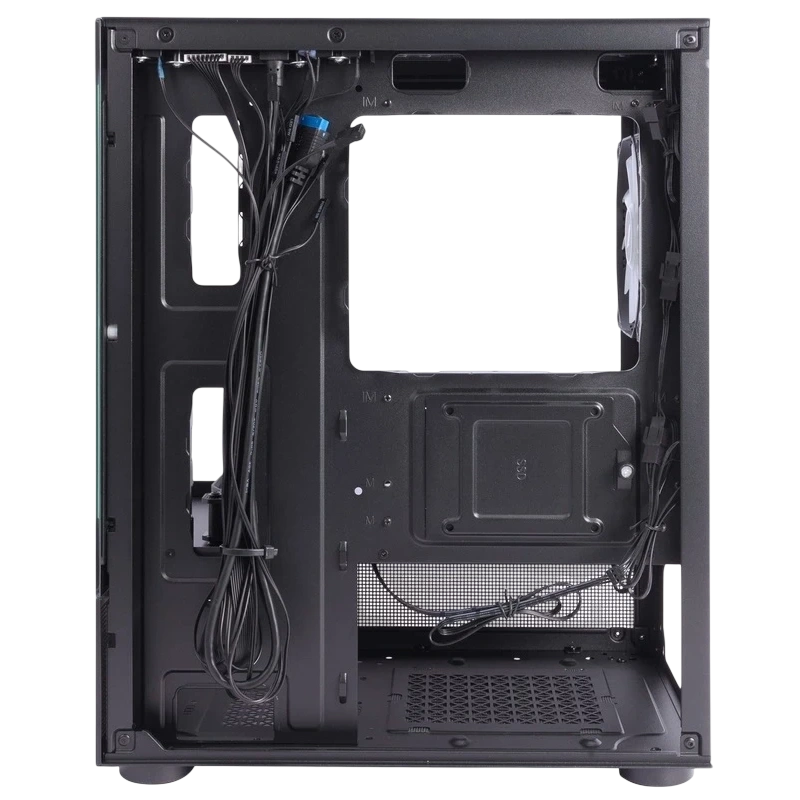 Компьютерный корпус 1STPLAYER MIKU Mi2-A LED Black (FP_Mi2-A-BK-2F1R-1F1)