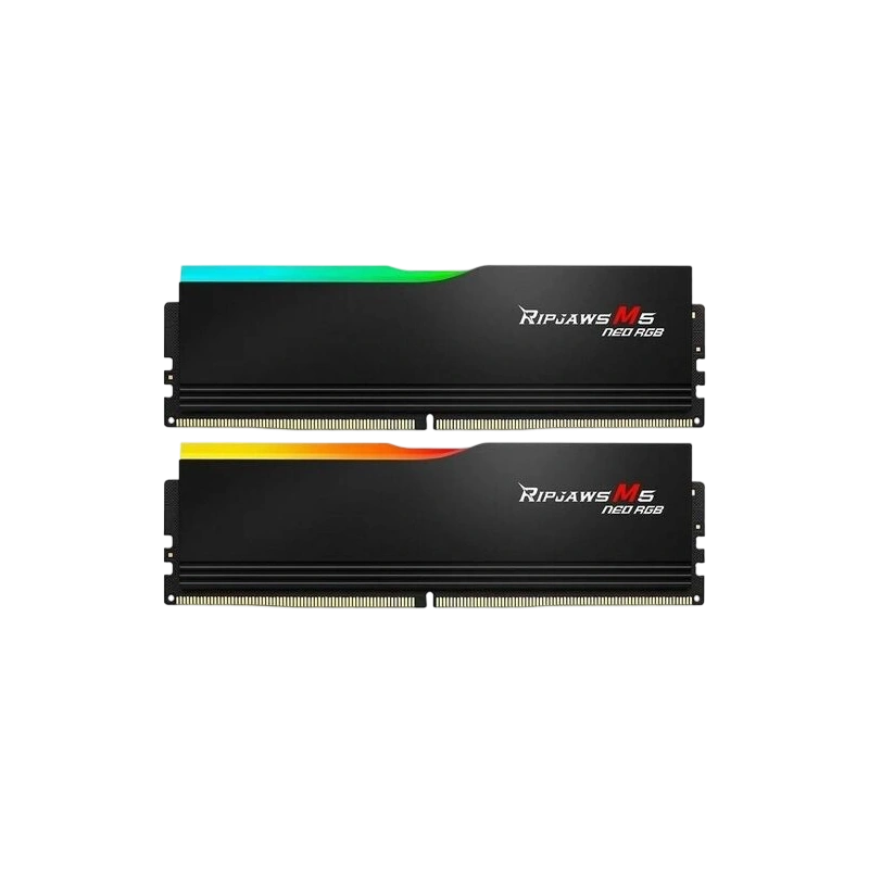 Оперативная память 64 Gb 6000 MHz G.Skill RIPJAWS M5 NEO RGB Black (F5-6000J3636F32GX2-RM5NRK)