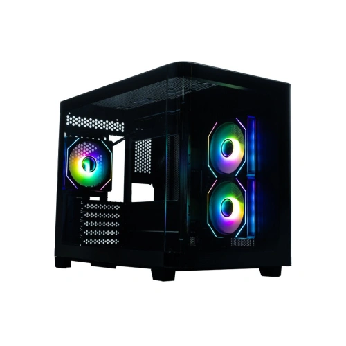 Компьютерный корпус XASTRA QR500M 3ARGB C10-UC ARGB Black (QR500M-3FM12A-C10-UC)