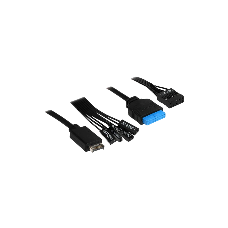 Компьютерный корпус Powercase VISION Black V2 TG Black (CVBAV2-L0) документация