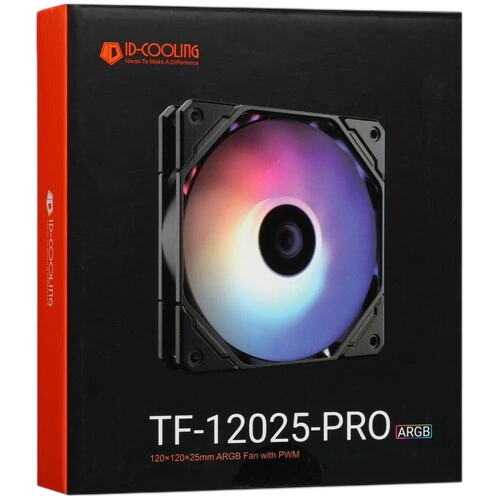 Вентилятор для корпуса ID-COOLING TF-12025-PRO-ARGB комплект крепежа