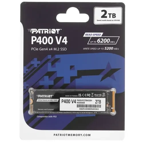 Твердотельный накопитель Patriot 2000 Gb (P400VP2TBM28H)