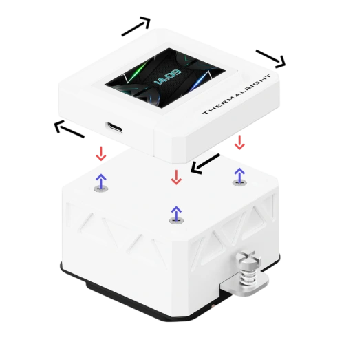 Система жидкостного охлаждения для процессора Thermalright Frozen Warframe SE 360 ARGB White V2 (TRFWSE360AWV2)