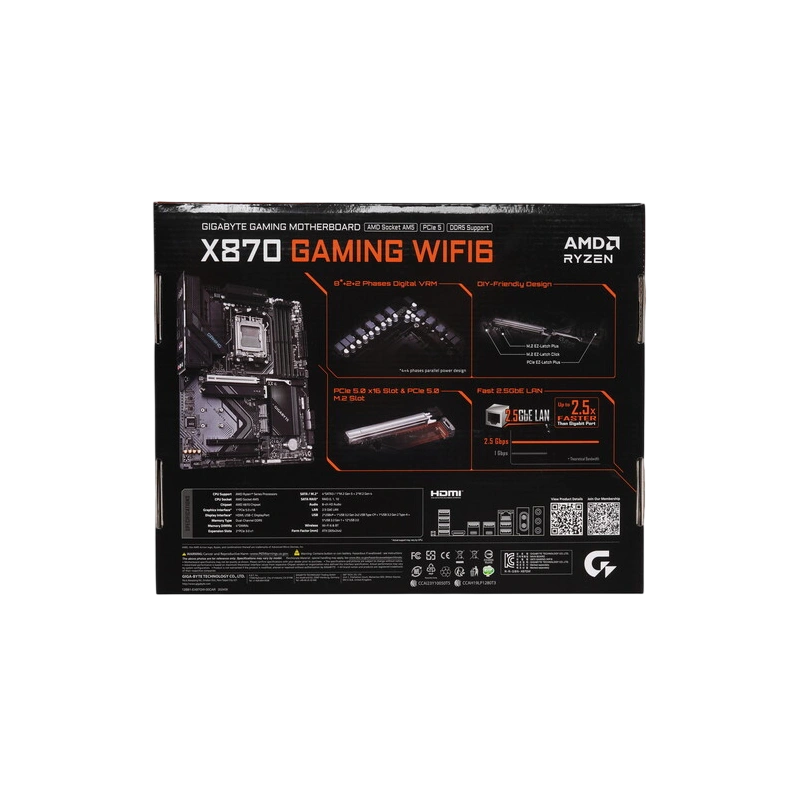 Материнская плата Gigabyte X870 GAMING WIFI6 документация