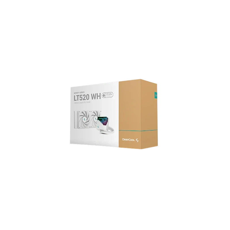 Система жидкостного охлаждения для процессора Deepcool LT520 WH ARGB PWM R-LT520-WHAMNF-G-1