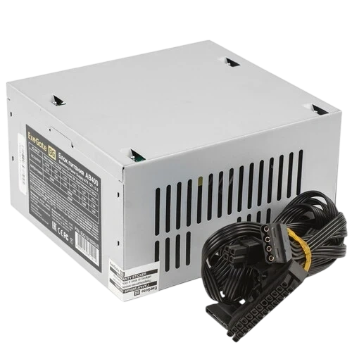 Блок питания ExeGate 400W AB400 White (EX219183RUS) документация, комплект крепежа