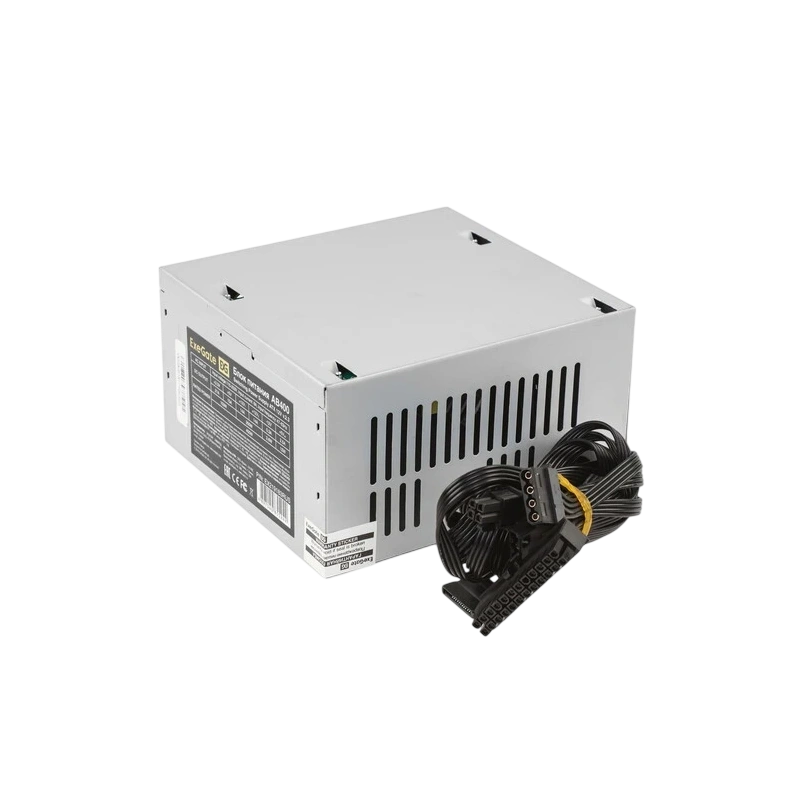 Блок питания ExeGate 400W AB400 White (EX219183RUS) документация, комплект крепежа