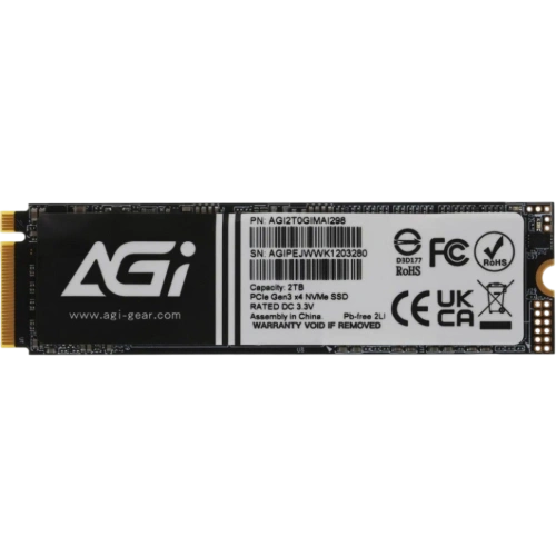 Твердотельный накопитель AGI AI298 2000 Gb (AGI2T0GIMAI298-CB) BOX