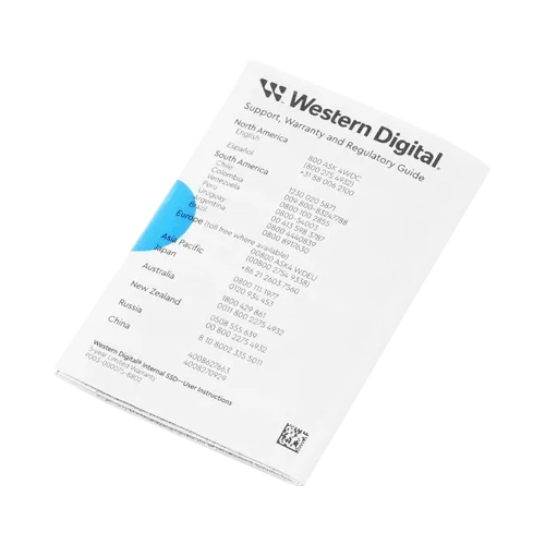 Твердотельный накопитель Western Digital 1000 Gb SN580 Blue (WDS100T3B0E)