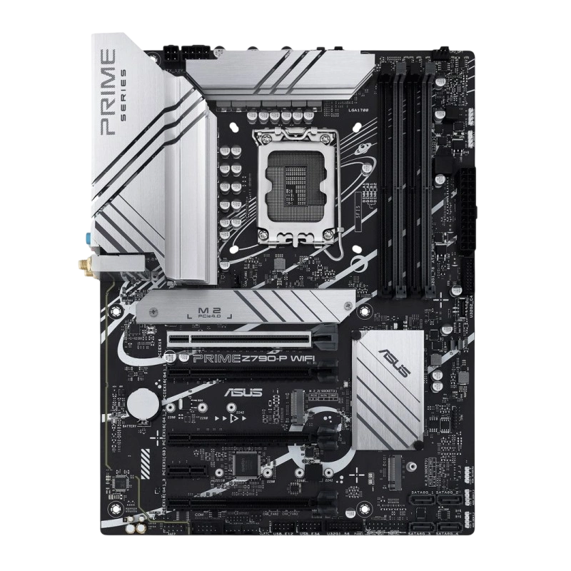 Материнская плата ASUS PRIME Z790-P WIFI (90MB1CJ0-M0EAY0) 2 x кабель SATA, антенна Wi-Fi, документация, задняя планка
