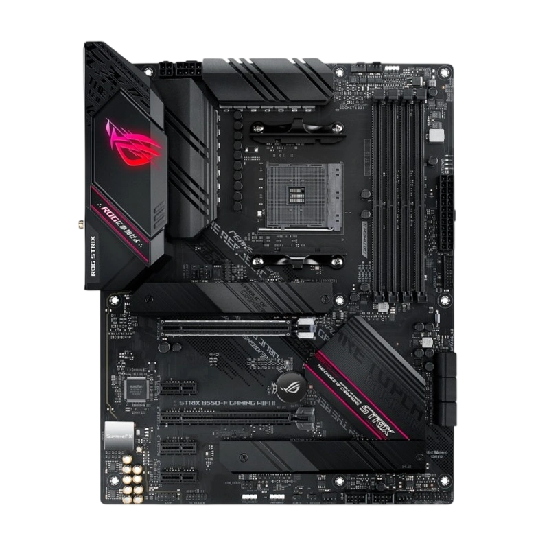 Материнская плата ASUS ROG STRIX B550-F GAMING WIFI II (90MB19V0-M0EAY0) 4 x кабель SATA, антенна Wi-Fi, диск с ПО, документация, крепеж для разъема M.2, удлинитель для ARGB