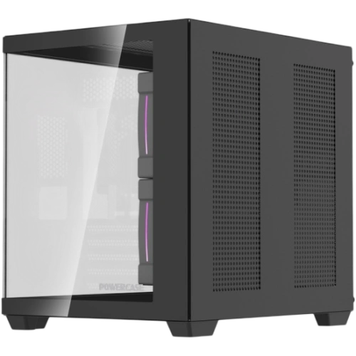 Компьютерный корпус Powercase Vision Micro M5CB TG ARGB Black (CVMM5CHB-A3)