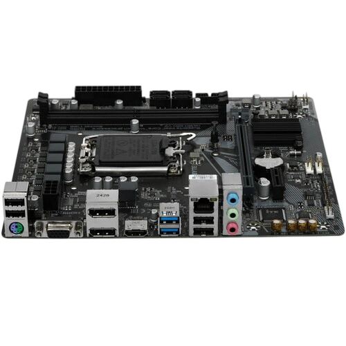 Материнская плата Gigabyte H610M S2H V2 документация, задняя планка