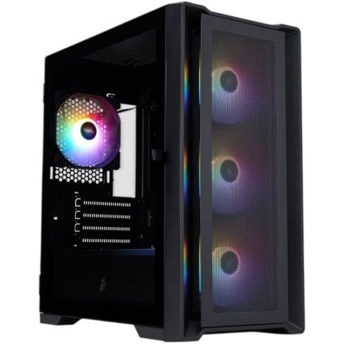 Компьютерный корпус 1STPLAYER TRILOBITE T4 MESH FRGB Black (T4-BK-4F1)