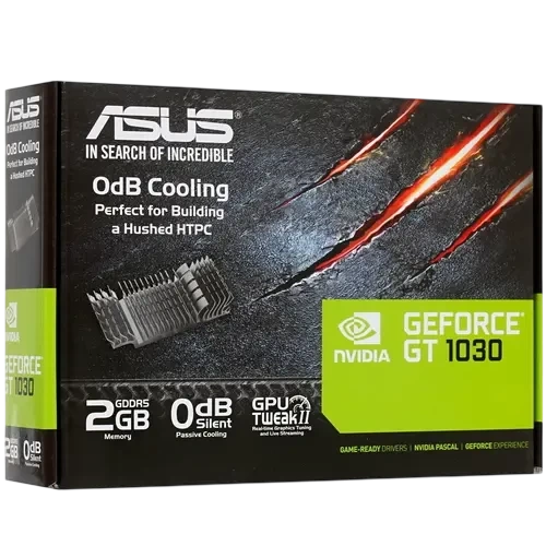 Видеокарта ASUS (GT1030-SL-2G-BRK) GeForce GT 1030 2GB Silent BRK