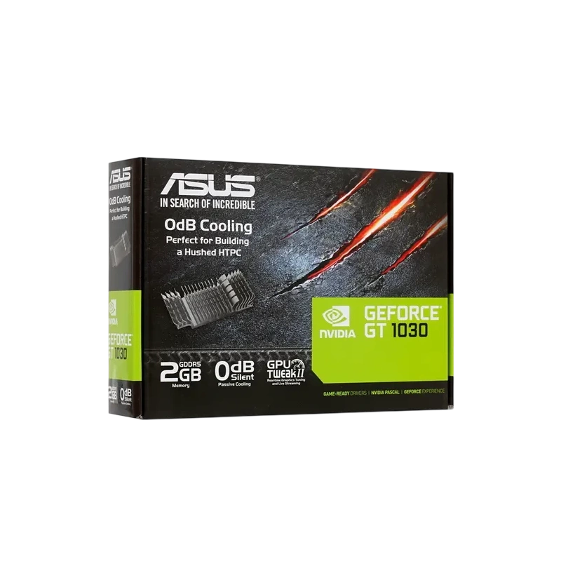 Видеокарта ASUS (GT1030-SL-2G-BRK) GeForce GT 1030 2GB Silent BRK