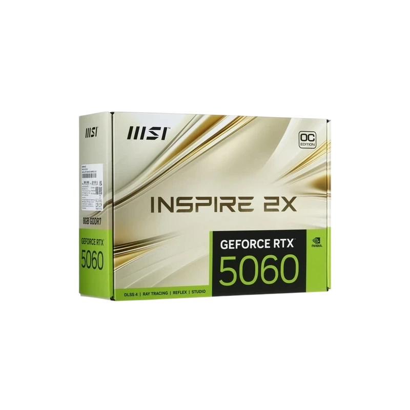 Видеокарта MSI (G5060-8I2C) GeForce RTX 5060 8G INSPIRE 2X OC