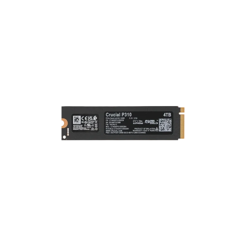 Твердотельный накопитель CRUCIAL 4000 Gb P310 (CT4000P310SSD8) BOX