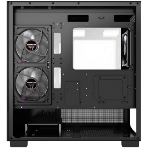 Компьютерный корпус Powercase Vision Micro S3B TG ARGB Black (CVMMSB-A3)