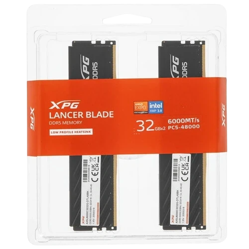Оперативная память 64 Gb 6000 MHz ADATA XPG LANCER Blade (AX5U6000C3032G-DTLABBK)