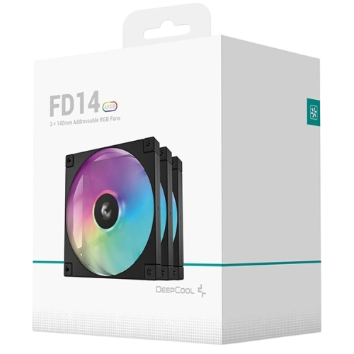 Комплект вентиляторов для корпуса Deepcool FD14 ARGB-3 IN 1 ARGB Black