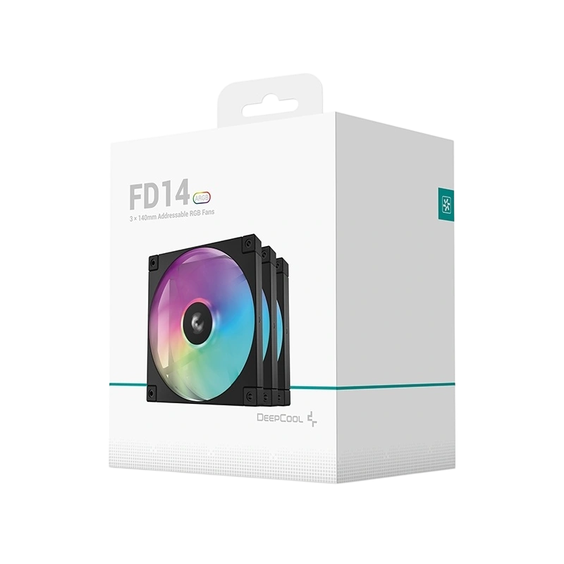 Комплект вентиляторов для корпуса Deepcool FD14 ARGB-3 IN 1 ARGB Black