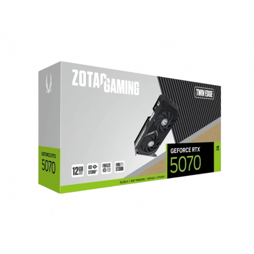 Видеокарта ZOTAC (ZT-B50700E-10P) GeForce RTX 5070 12GB Twin Edge