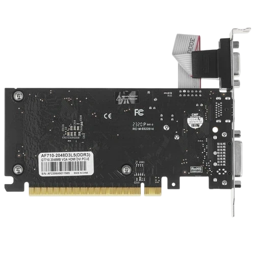 Видеокарта AFox (AF710-2048D3L5) GeForce GT 710 2 GB