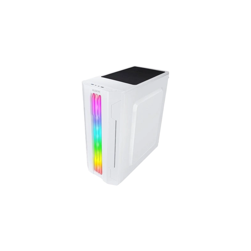 Компьютерный корпус ALSEYE Auro ARGB TG White ((AURA) 3.0-W)